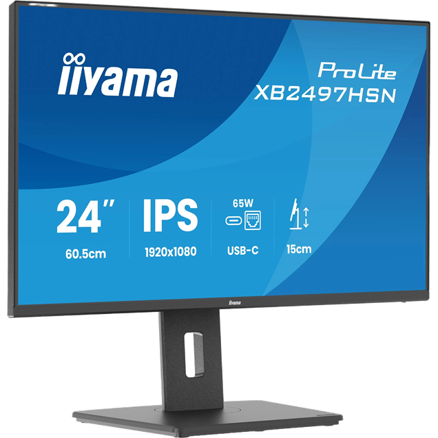 iiyama   23.8" Full HD Monitor - IPS, 100Hz, 1ms, Speakers, HDMI, DP